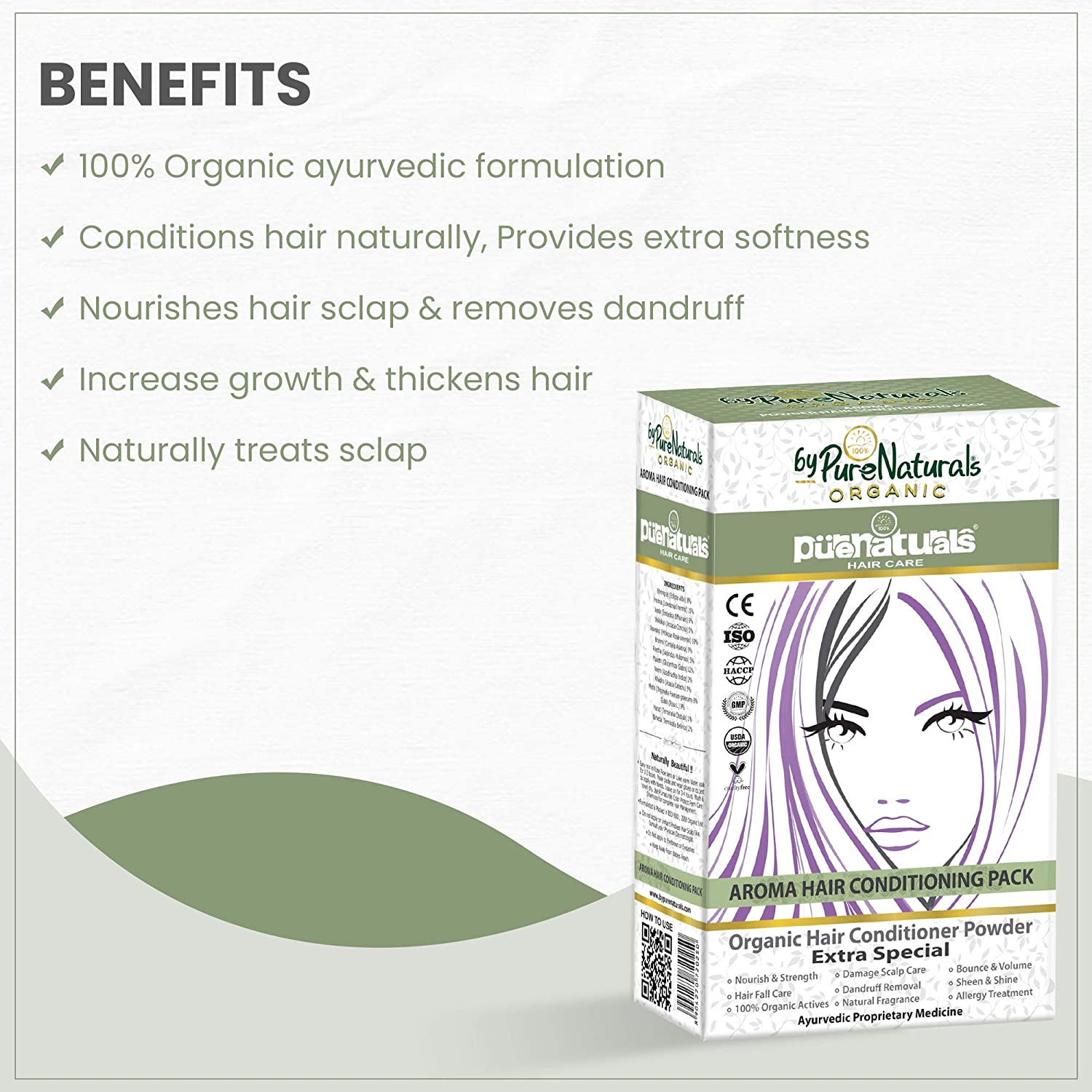 Aroma Hair Deep Conditioning Pack byPureNaturals (Pack of 2)-3