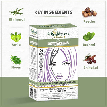 byPureNaturals 100% Organic Aroma Deep Hair Conditioning Pack- 120Gm (Pack of 2)