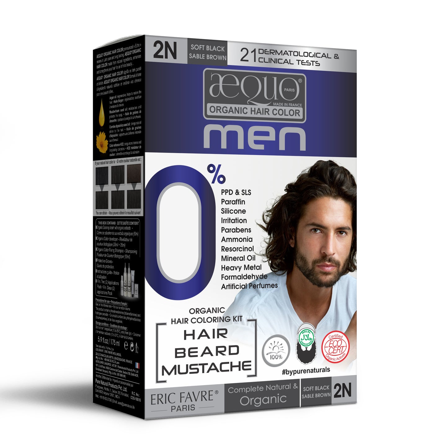 byPureNaturals Organic Cream Hair Colour for Men-7