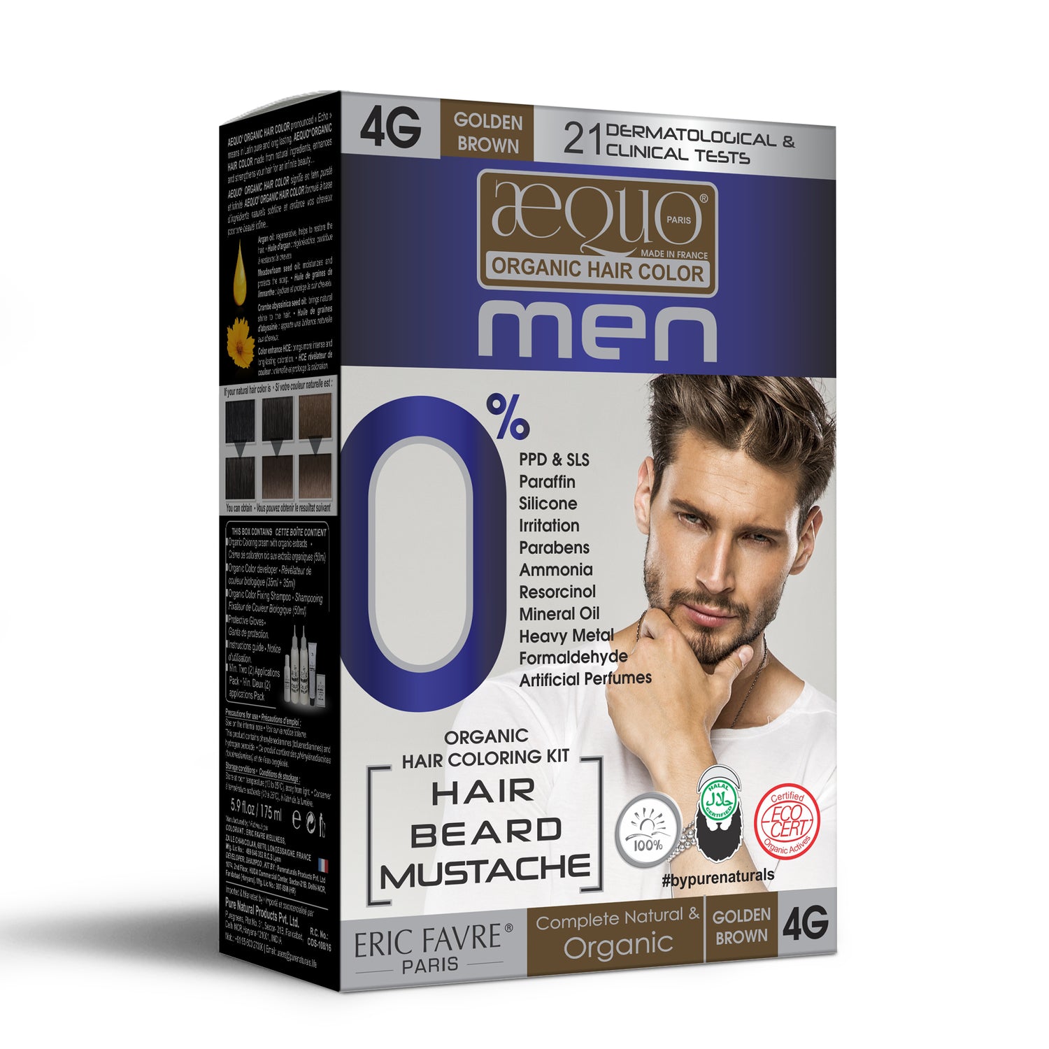 byPureNaturals Organic Cream Hair Colour for Men-10