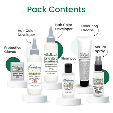 QH+ Aequo Organic Zero Toxins Permanent Cream Hair Colour- 200ml