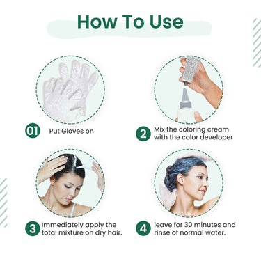 QH+ Aequo Organic Zero Toxins Permanent Cream Hair Colour- 200ml