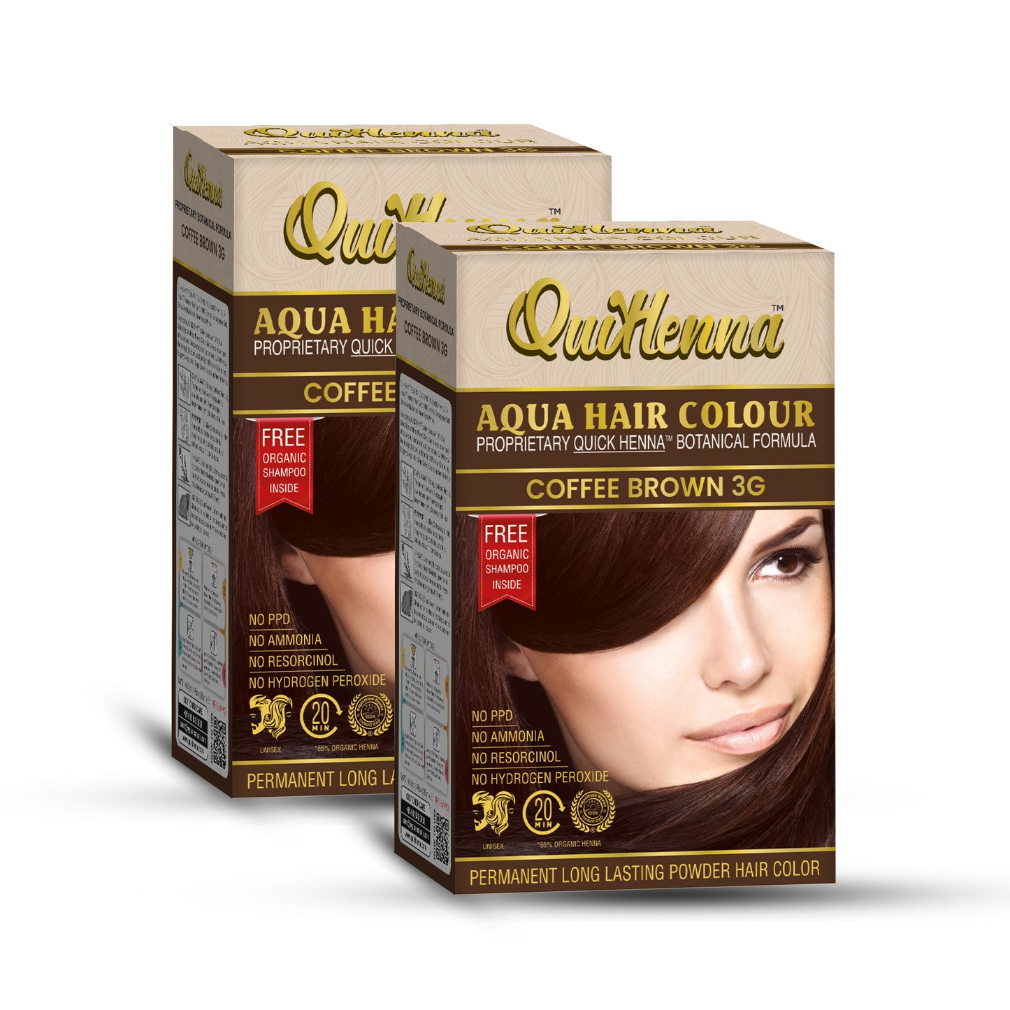 QuikHenna Aqua Safe Powder Hair Colour-12