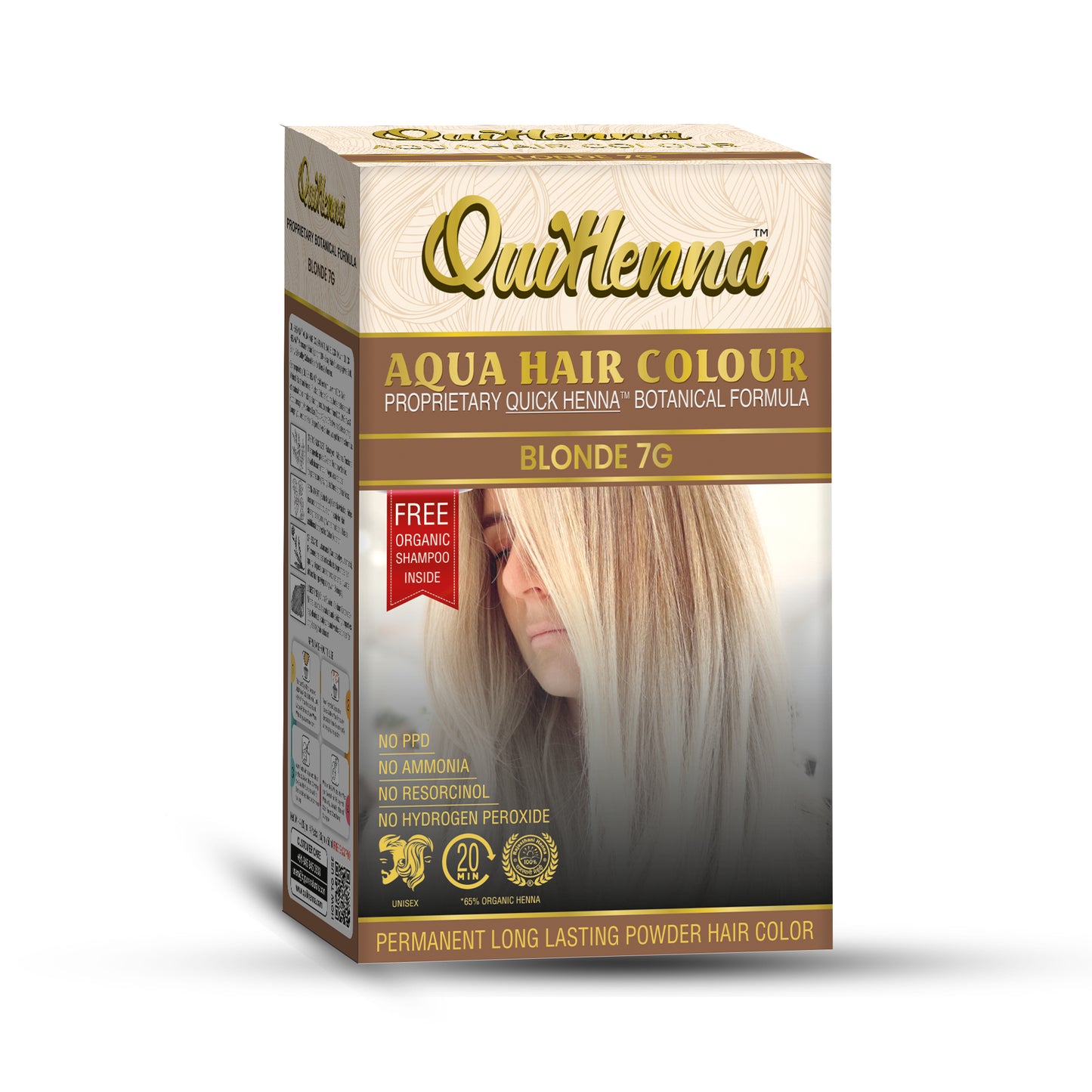 QuikHenna Aqua Safe Powder Hair Colour-21