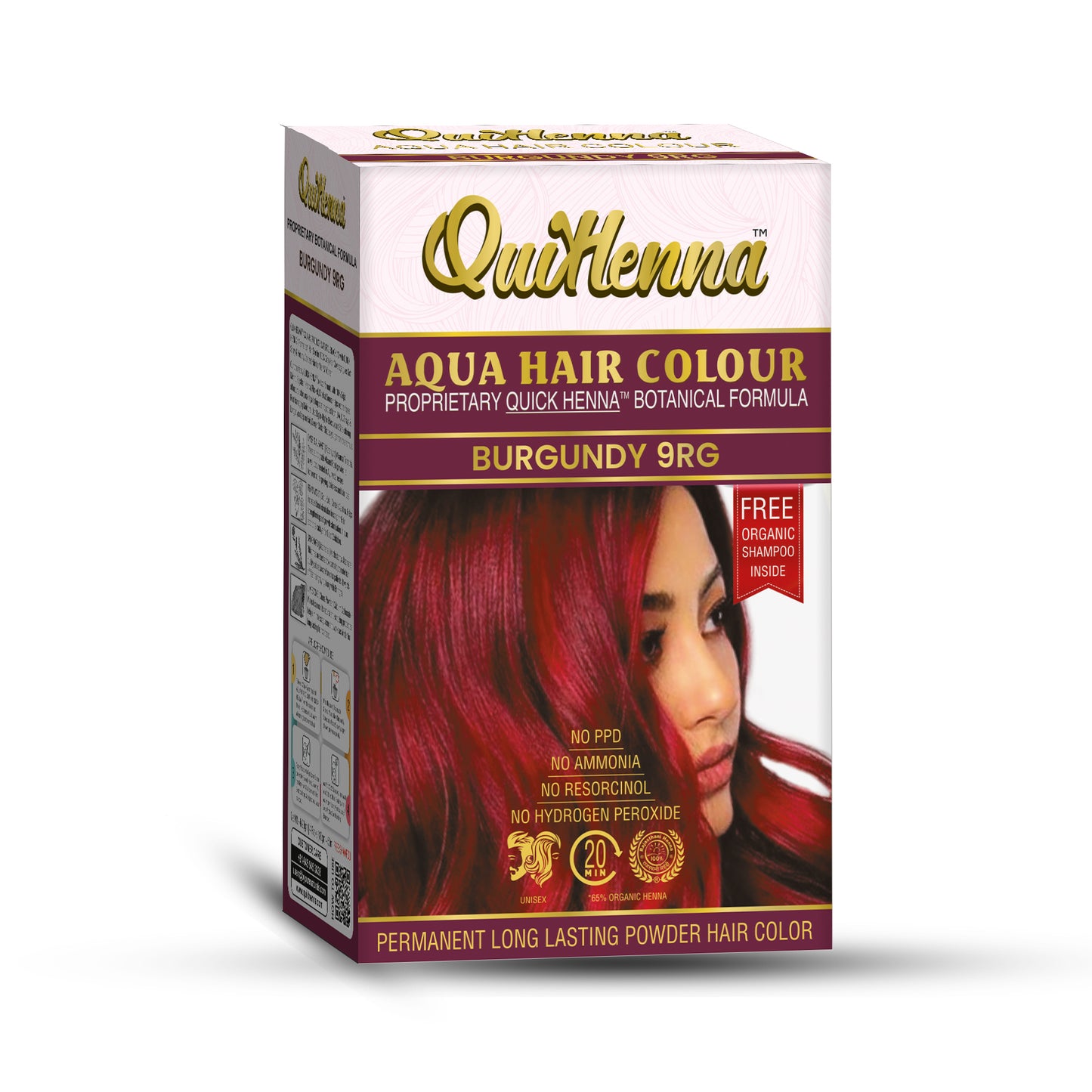 QuikHenna Aqua Safe Powder Hair Colour-23
