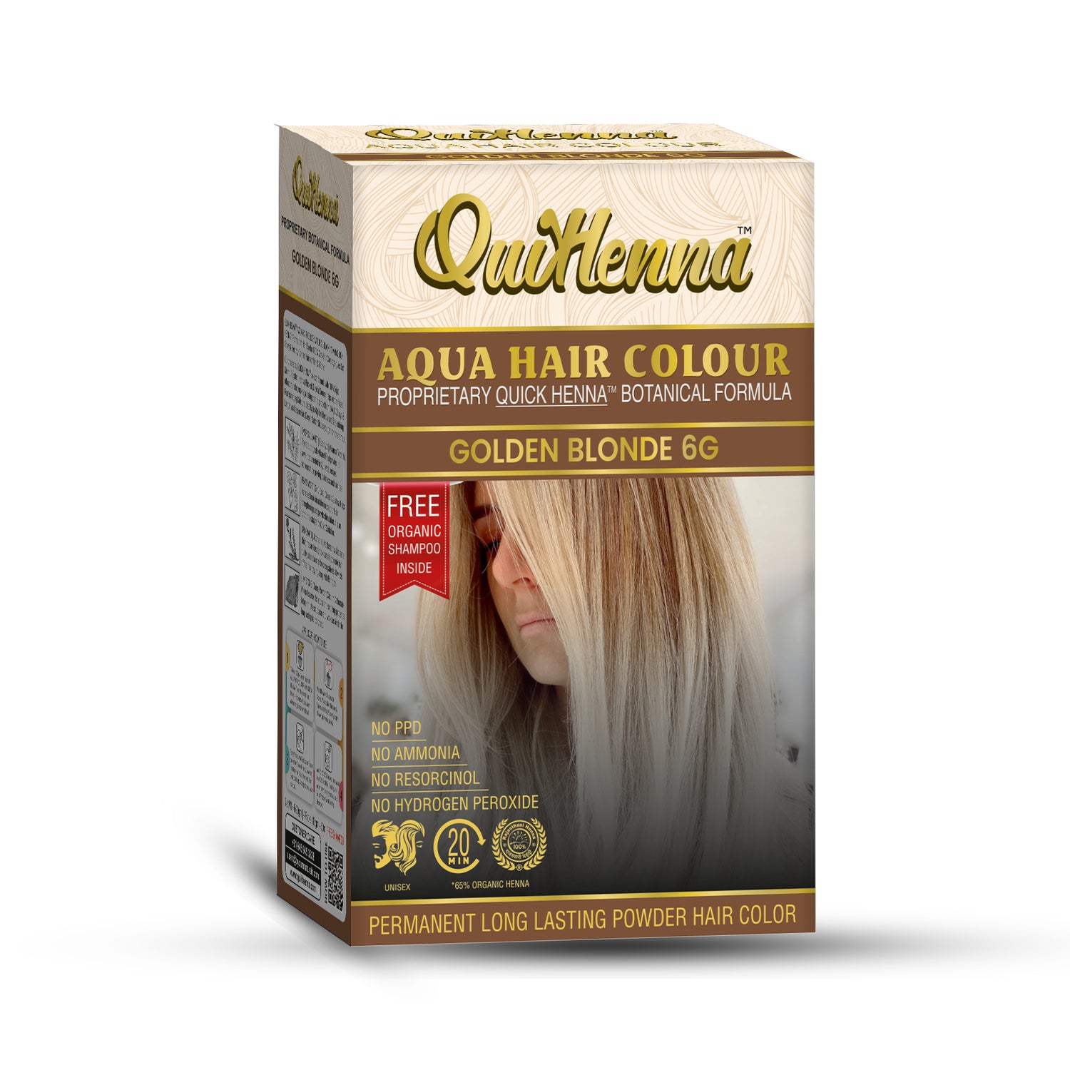 QuikHenna Aqua Safe Powder Hair Colour-19