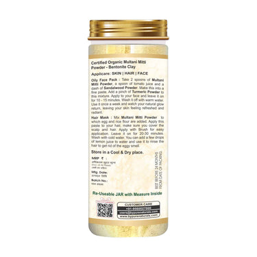 byPureNaturals 100% Organic Multani Mitti Powder- 200 Gm
