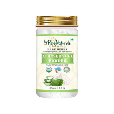 byPureNaturals 100% Organic Aloevera Gel Powder- 30 Gm