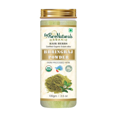 byPureNaturals 100% Organic Bhringraj Powder- 100 Gm
