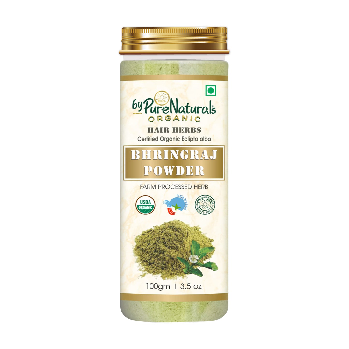 Organic Bhringraj Herb Powder byPureNaturals-4