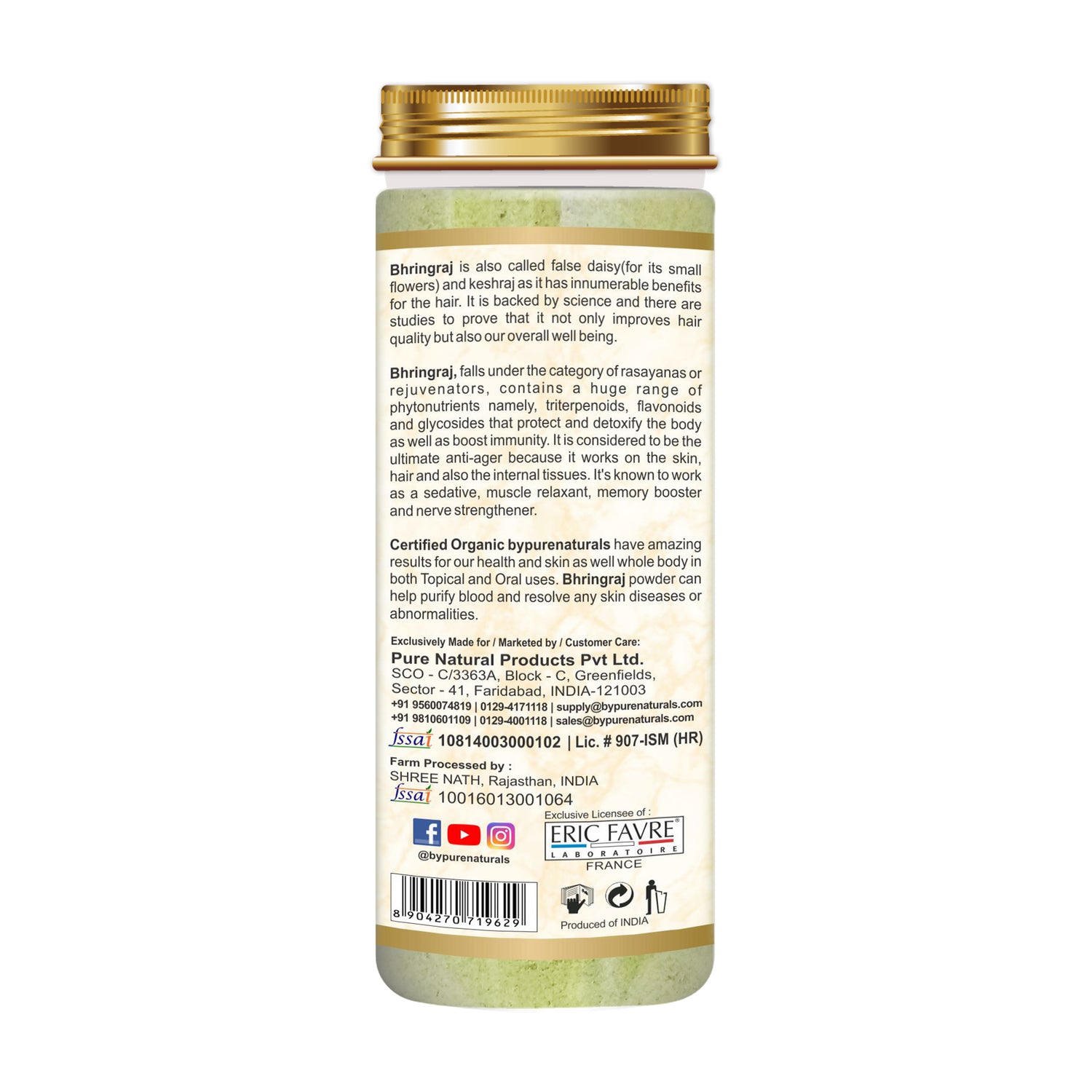 Organic Bhringraj Herb Powder byPureNaturals-6