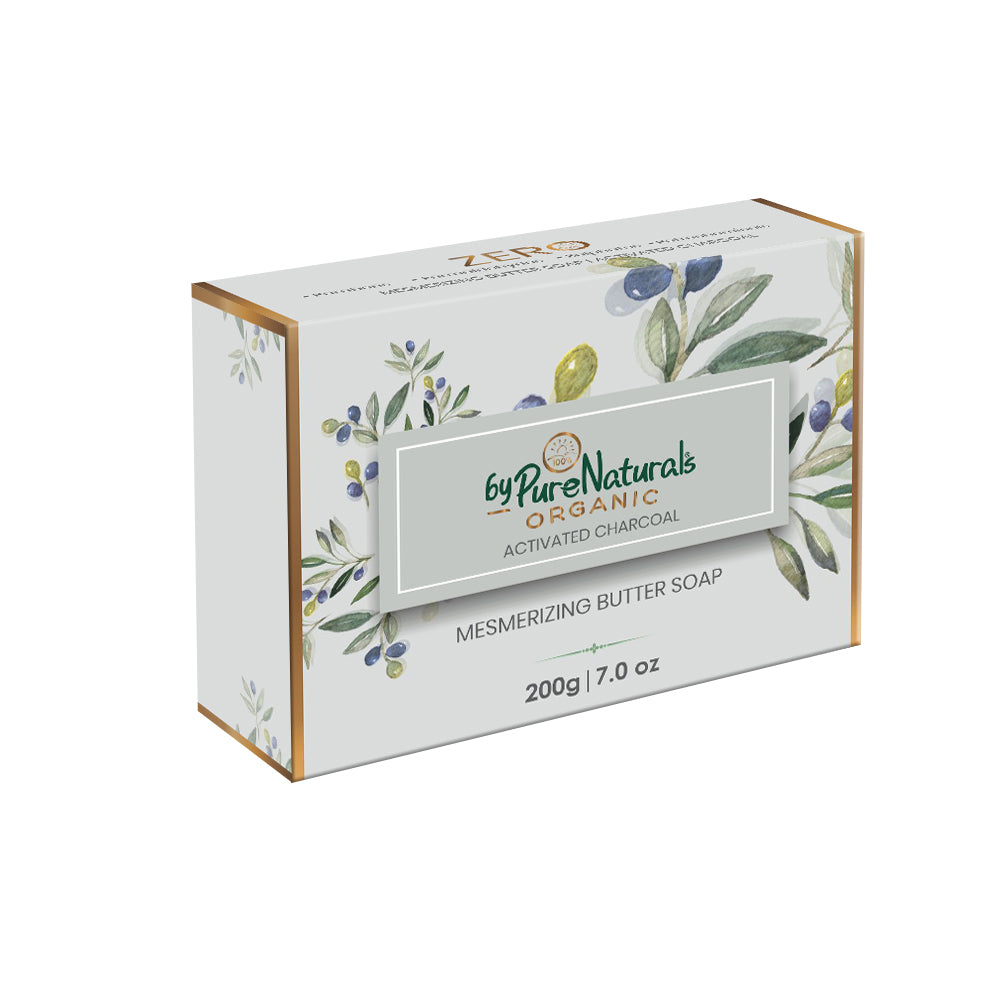 Organic Activated Charcoal Soap byPureNaturals-1