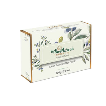 byPureNaturals Organic Shea Butter Clear Natural Soap- 200gm