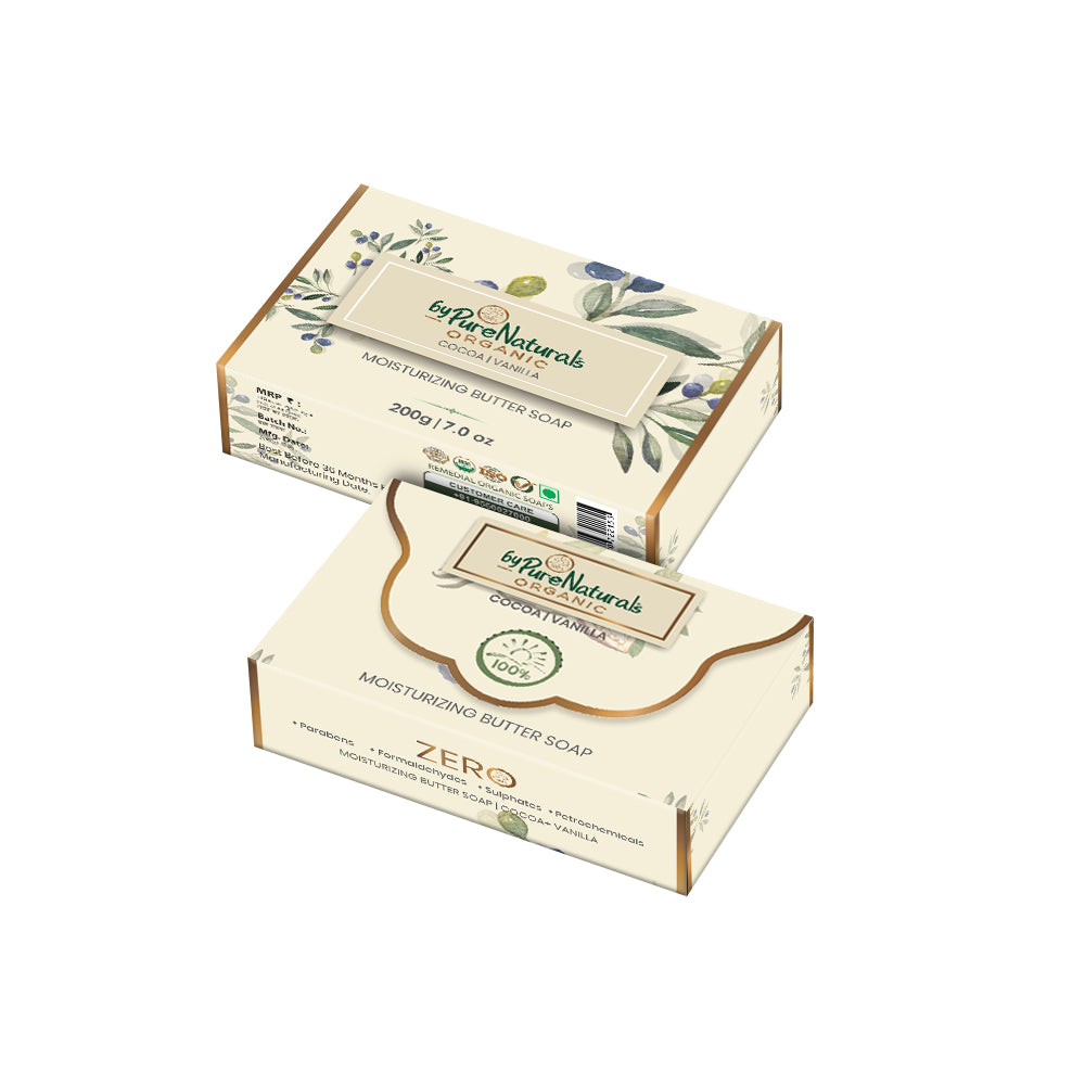 Organic Cocoa Vanilla Butter Soap-4