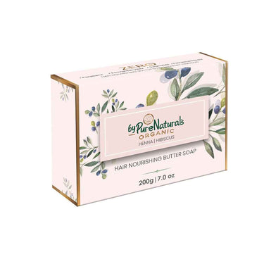 byPureNaturals Organic Shea Butter Henna & Hibiscus Soap- 200gm