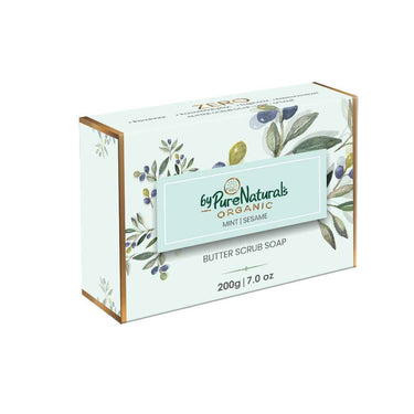 byPureNaturals Organic Shea Butter Mint & Sesame Soap- 200gm