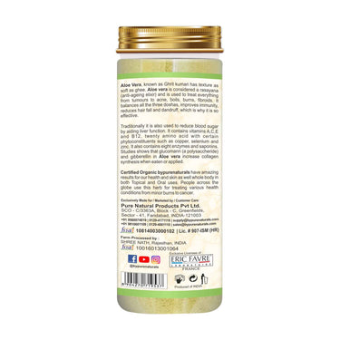 byPureNaturals 100% Organic Aloevera Powder- 100 Gm
