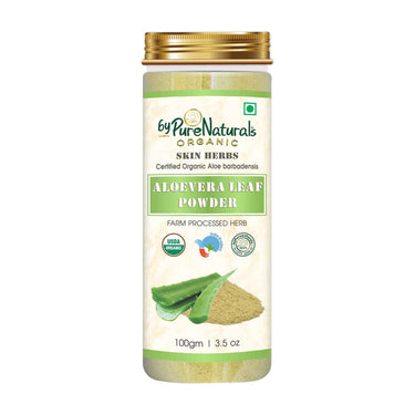 byPureNaturals 100% Organic Aloevera Powder- 100 Gm