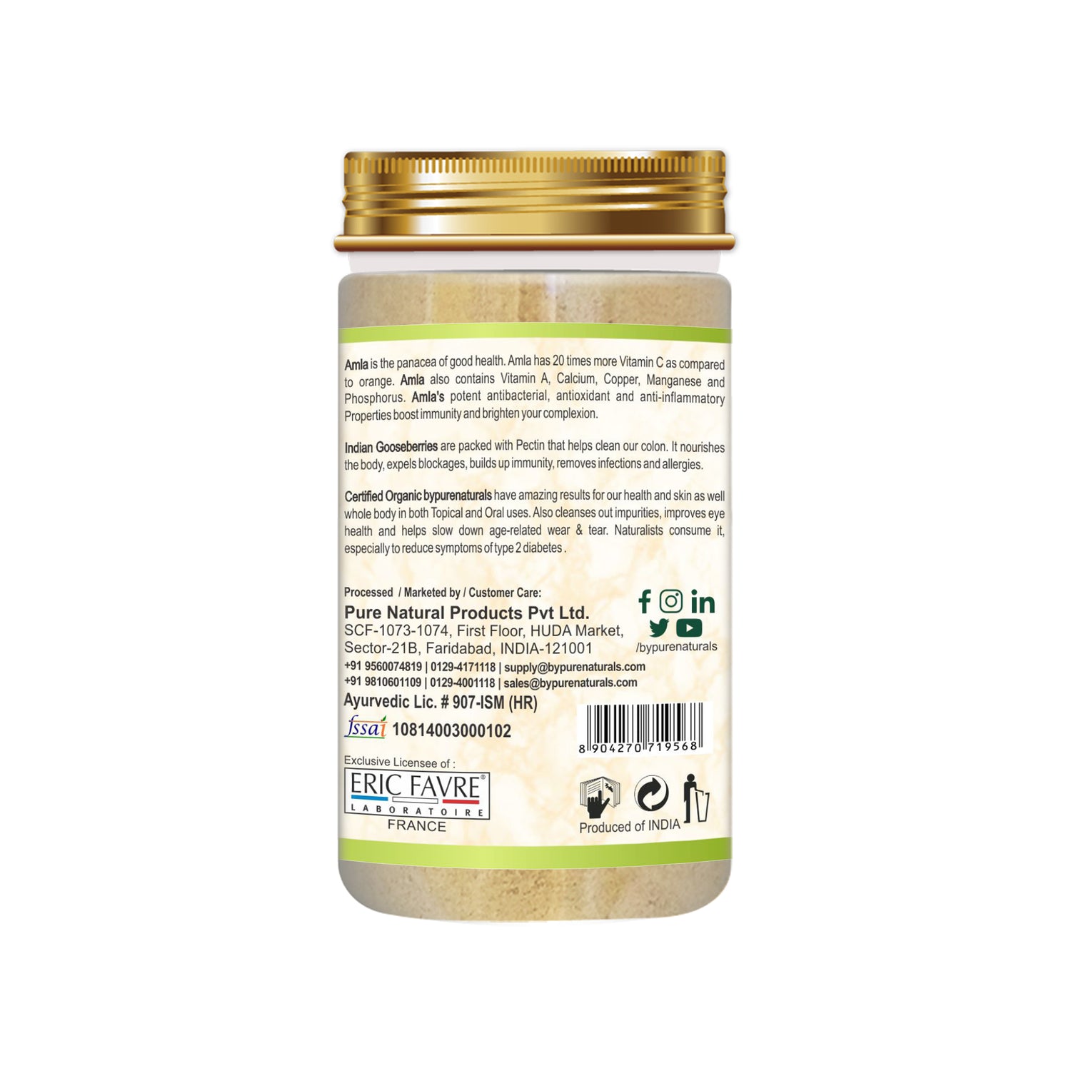 Organic Amla Herb Powder byPureNaturals-6