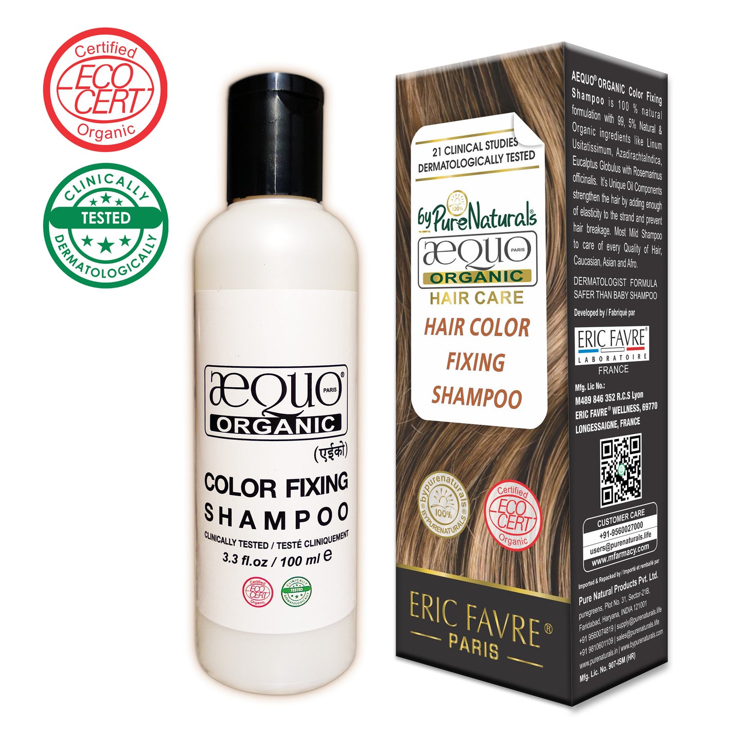 Organic Hair Colour Fixing Shampoo byPureNaturals-5