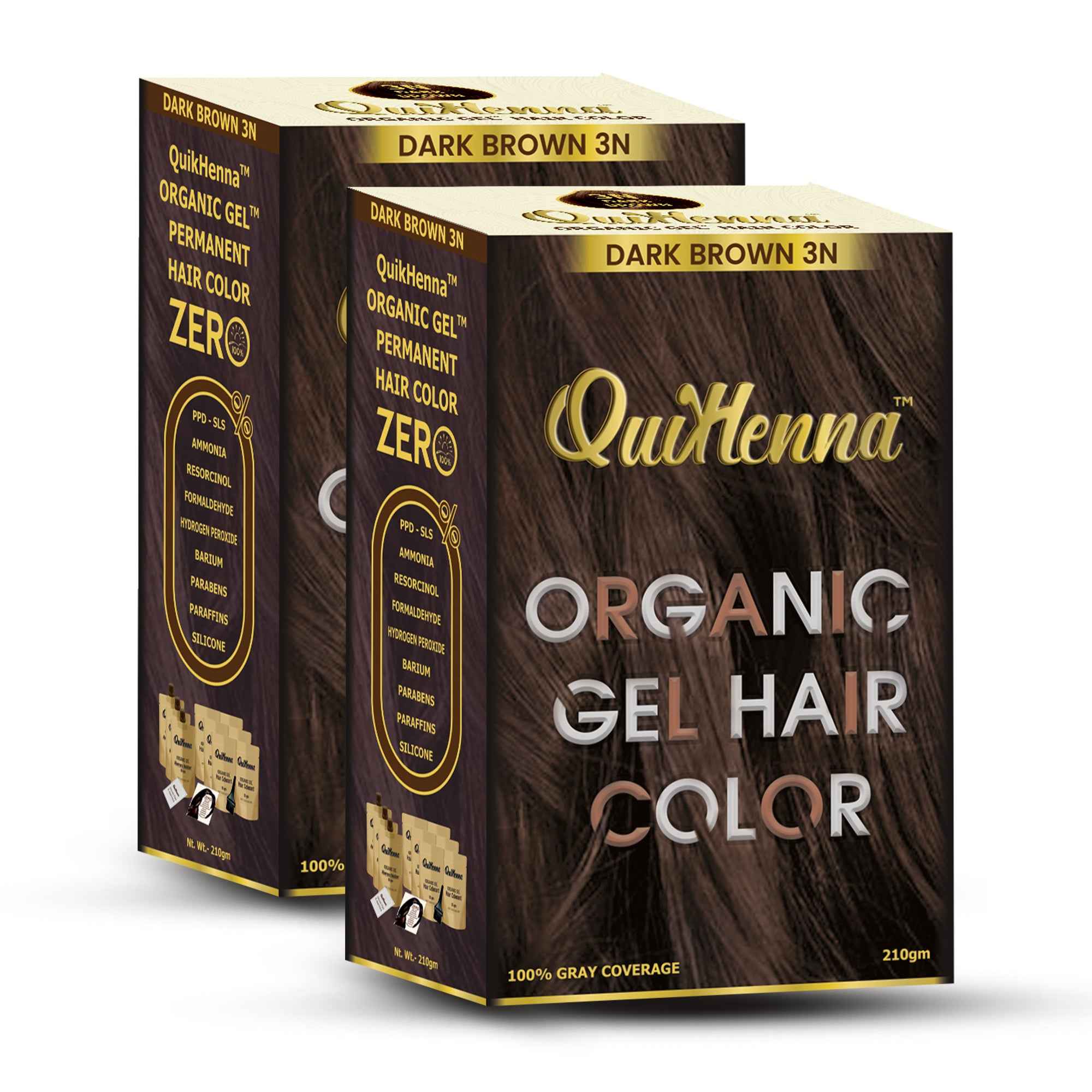 QuikHenna Organic Gel Hair Colour