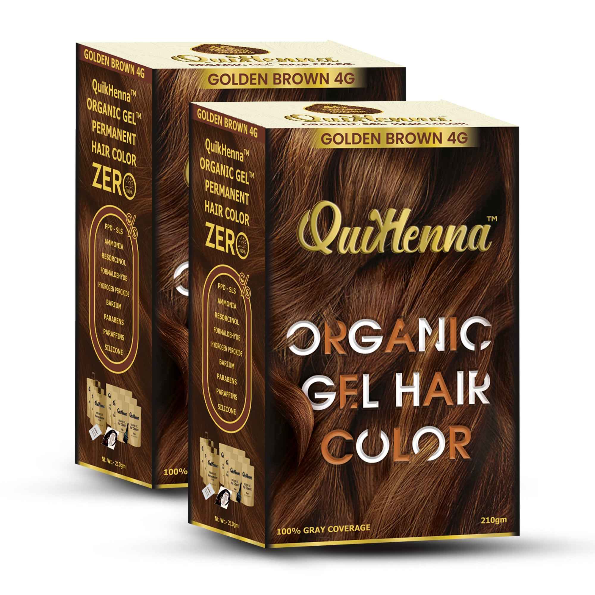 QuikHenna Organic Gel Hair Colour