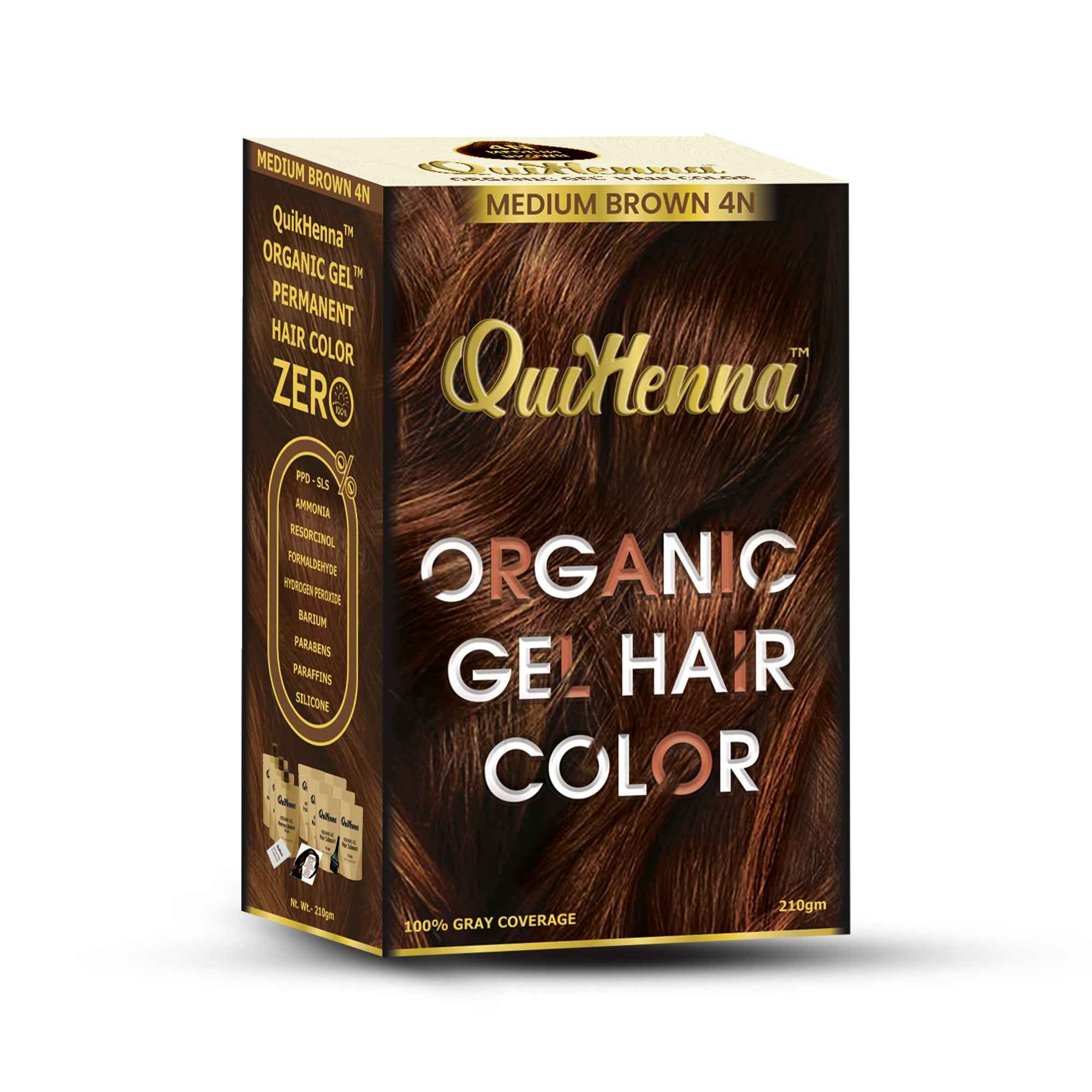 QuikHenna Organic Gel Hair Colour
