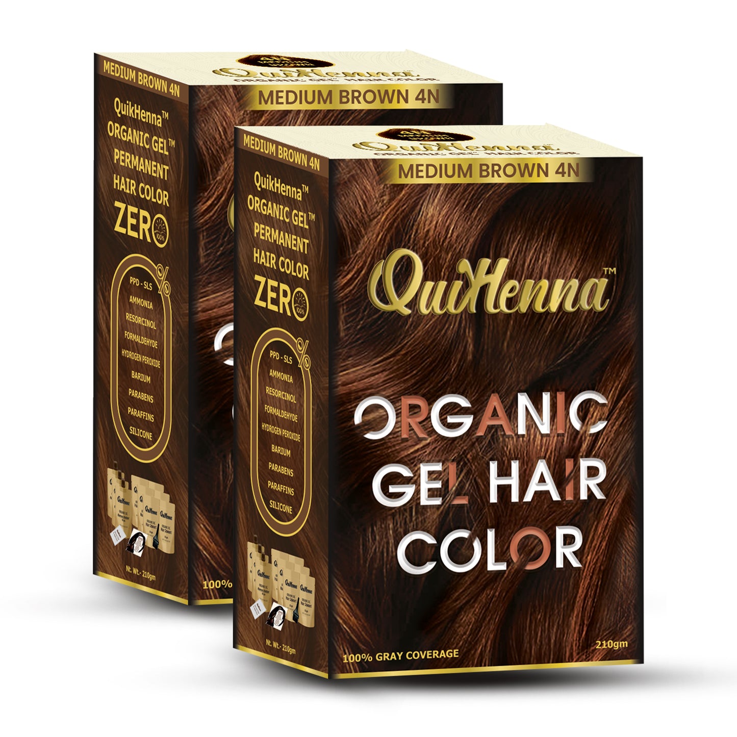 QuikHenna Gel Organic Hair Colour byPureNaturals