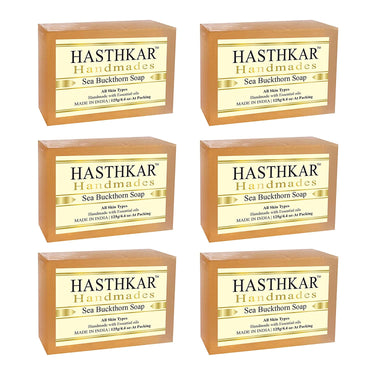 Hasthkar Handmade Glycerine Sea Buckthorn Soap- 125gm - BuyPureNaturals