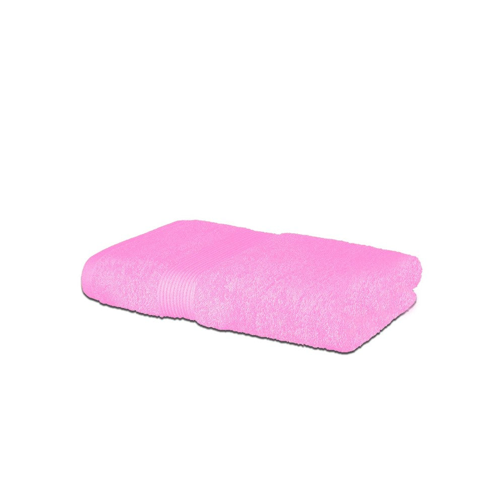 bypurenaturals 100% cotton bath towel ultra soft pink