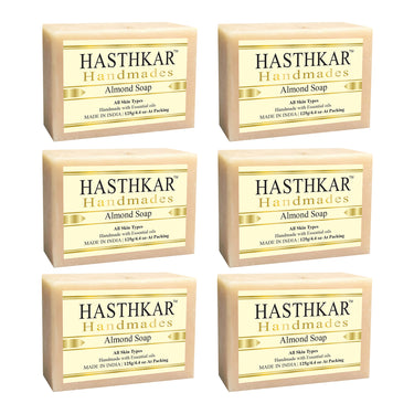 Hasthkar Handmade Glycerine Almond Soap- 125gm - BuyPureNaturals
