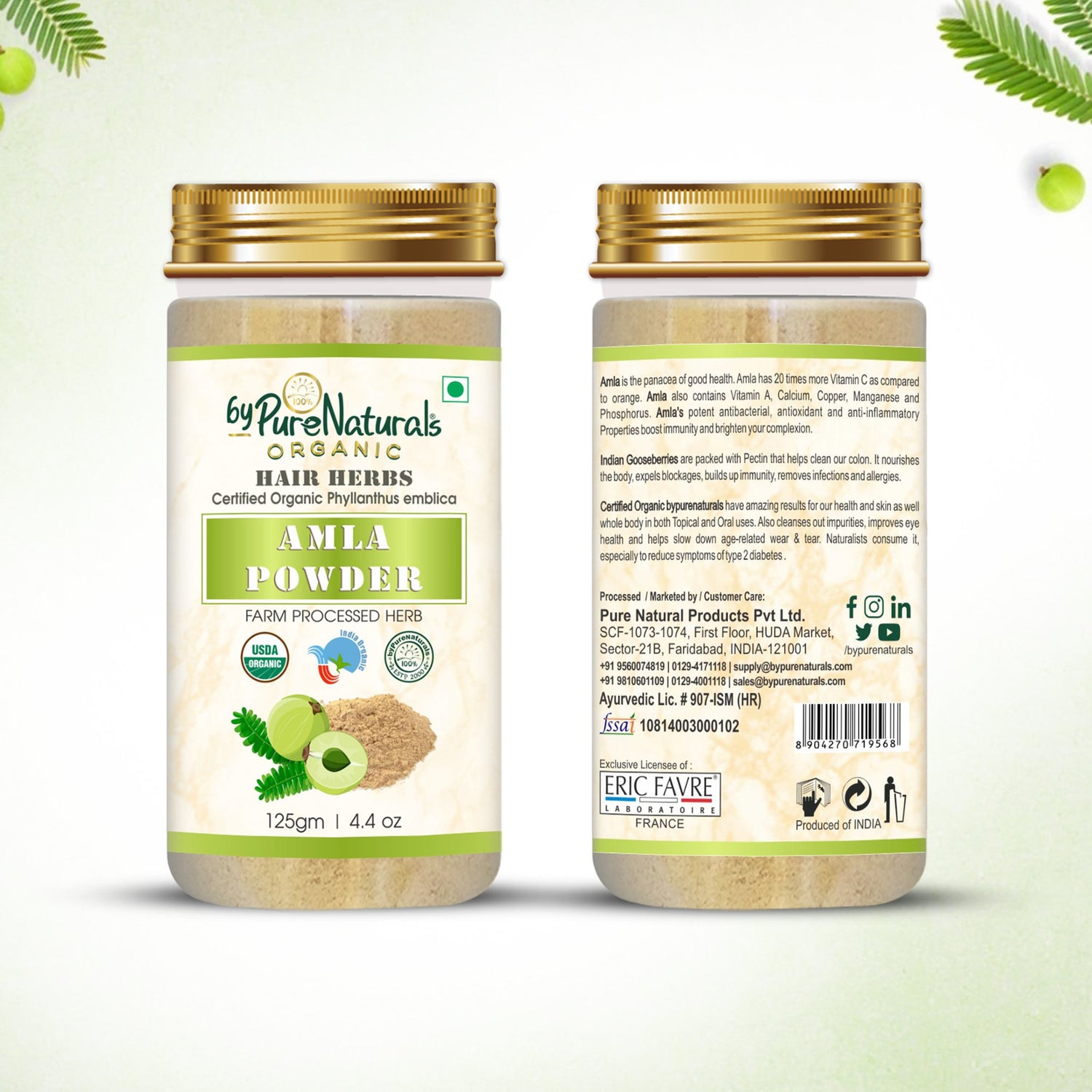 Organic Amla Herb Powder byPureNaturals-2
