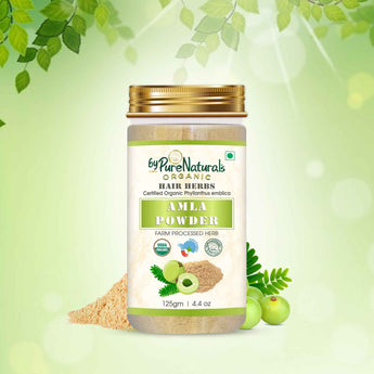byPureNaturals 100% Organic Amla Powder- 125 Gm