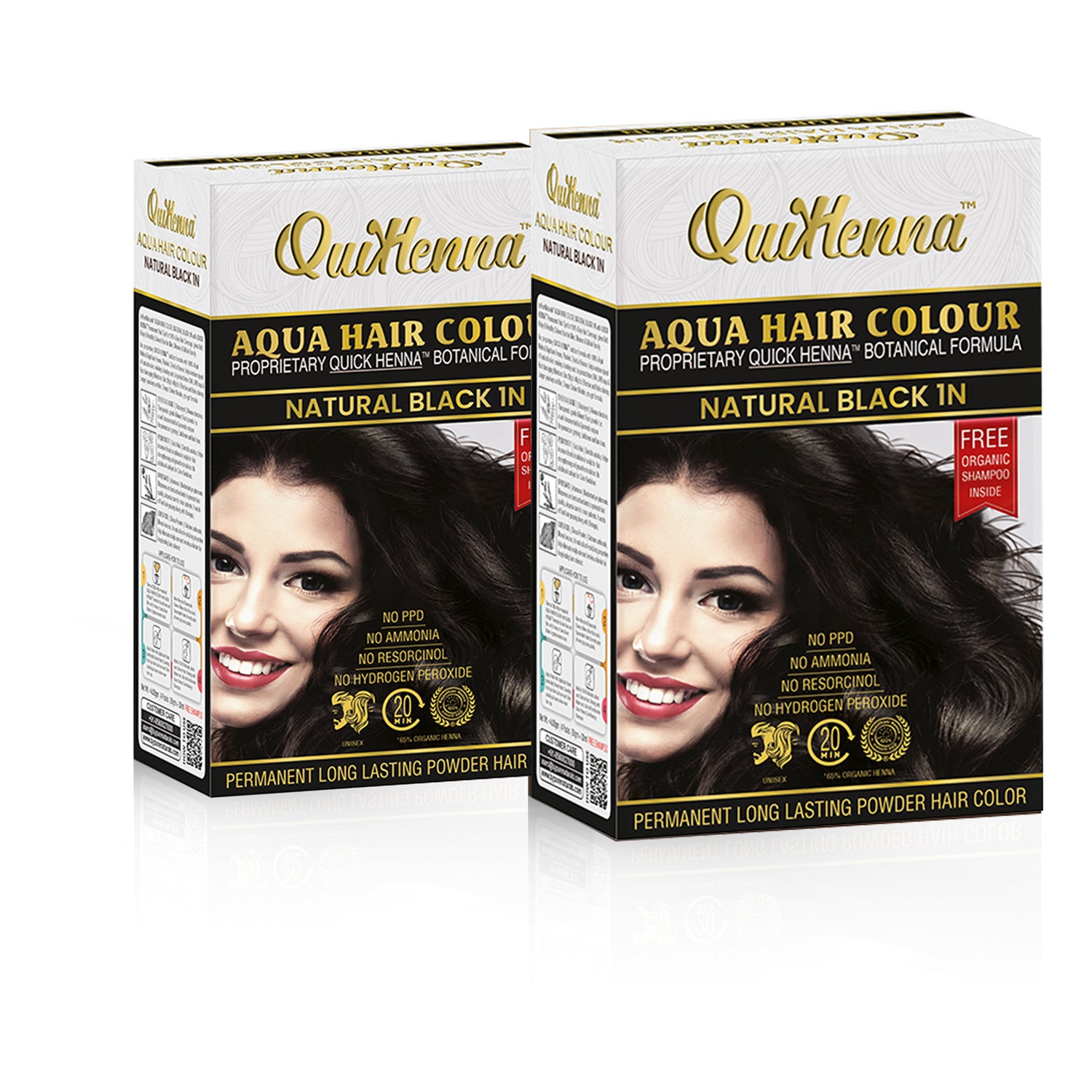 QuikHenna Aqua Safe Powder Hair Colour-2