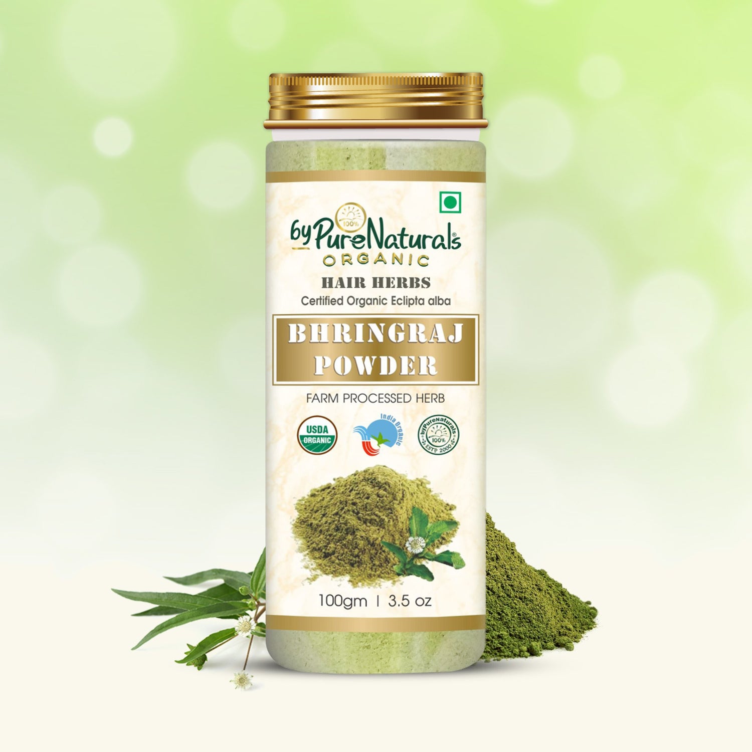 Organic Bhringraj Herb Powder byPureNaturals