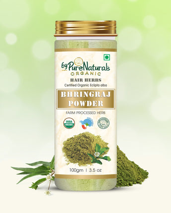Organic Bhringraj Herb Powder byPureNaturals