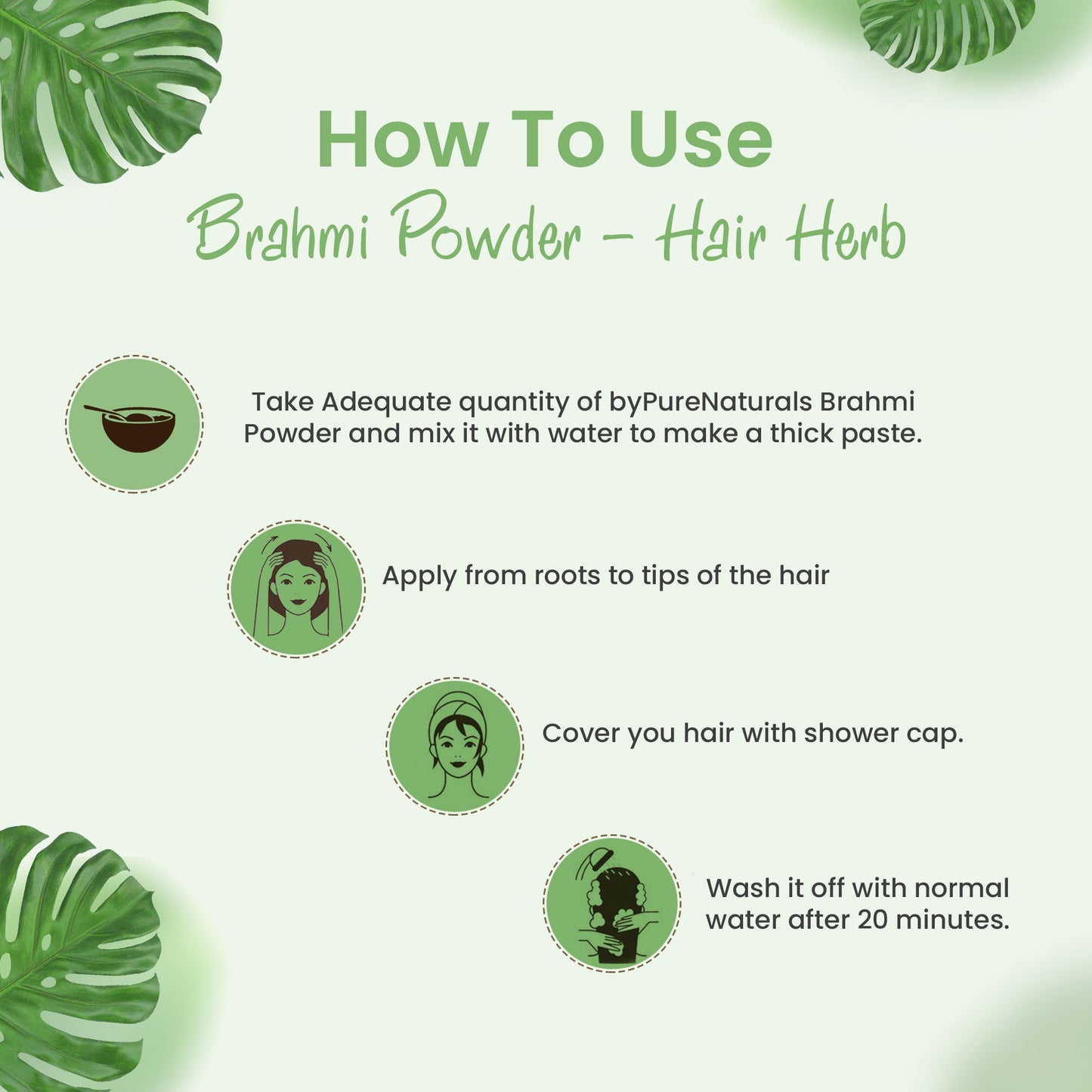 Organic Brahmi Herb Powder byPureNaturals-3