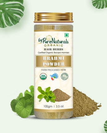 Organic Brahmi Herb Powder byPureNaturals