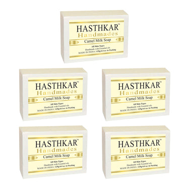 Hasthkar Handmade Glycerine Camel Milk Soap- 125gm - BuyPureNaturals