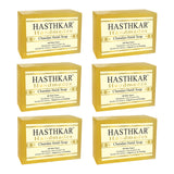 Hasthkar Handmade Glycerine Chandan Haldi Soap- 125gm - BuyPureNaturals