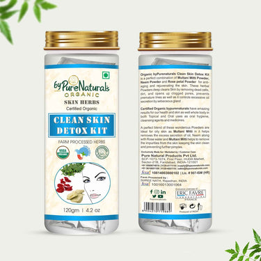 byPureNaturals 100% Organic Skin Detox Kit- 120 Gm