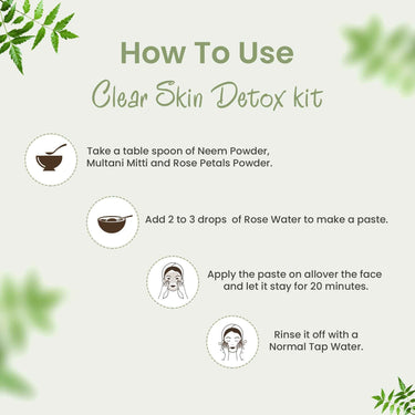 byPureNaturals 100% Organic Skin Detox Kit- 120 Gm