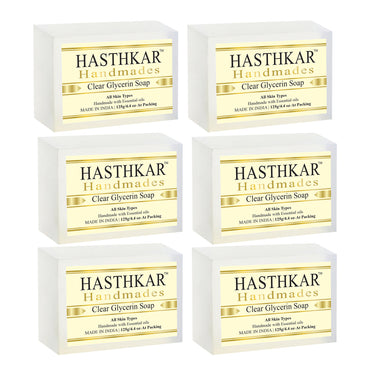 Hasthkar Handmade Clear Glycerine Soap- 125gm - BuyPureNaturals