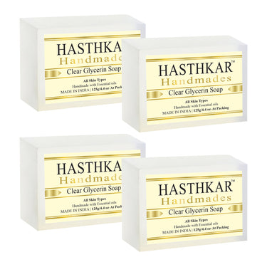 Hasthkar Handmade Clear Glycerine Soap- 125gm - BuyPureNaturals