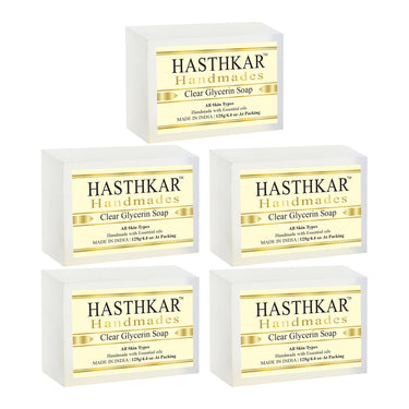 Hasthkar Handmade Clear Glycerine Soap- 125gm - BuyPureNaturals