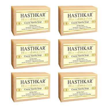 Hasthkar Handmade Glycerine Cocoa Vanila Soap- 125gm - BuyPureNaturals