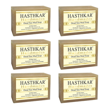 Hasthkar Handmade Glycerine Dead Sea Mud Soap- 125gm - BuyPureNaturals