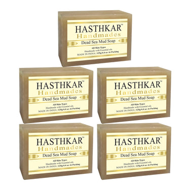Hasthkar Handmade Glycerine Dead Sea Mud Soap- 125gm - BuyPureNaturals