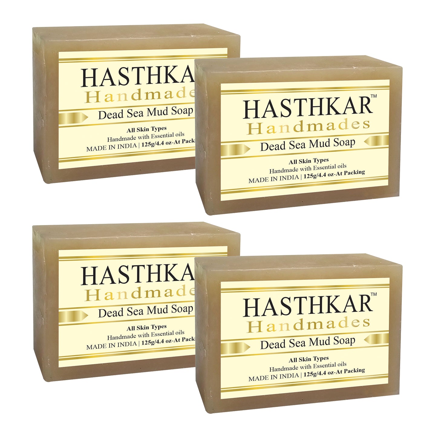 Hasthkar Handmades Glycerine Natural Dead sea mud Soap 125Gm