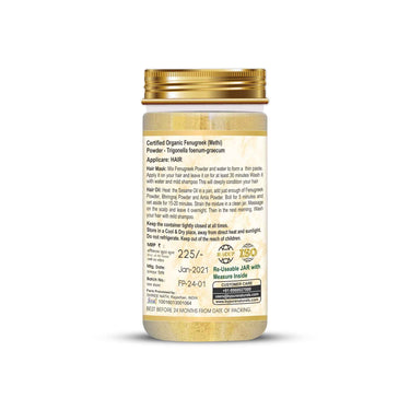 byPureNaturals 100% Organic Fenugreek Powder- 100 Gm